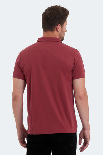 Slazenger KUGGA Men's T-Shirt Burgundy - Thumbnail