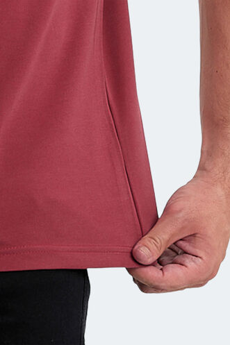 Slazenger KUGGA Men's T-Shirt Burgundy - Thumbnail