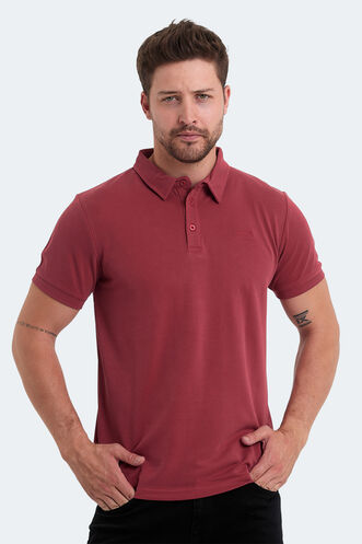 Slazenger KUGGA Men's T-Shirt Burgundy - Thumbnail