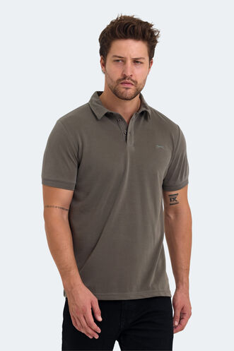 Slazenger KUGGA Men's T-Shirt Olive - Thumbnail