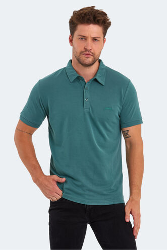 Slazenger KUGGA Men's T-Shirt Petrol - Thumbnail