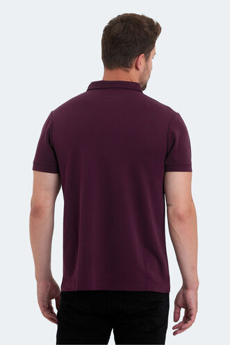 Slazenger KUGGA Men's T-Shirt Plum - Thumbnail