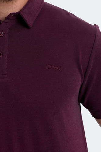 Slazenger KUGGA Men's T-Shirt Plum - Thumbnail