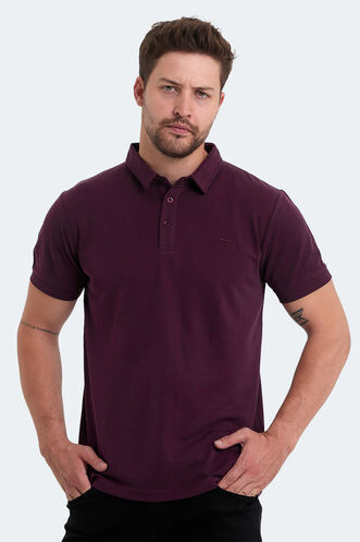 Slazenger KUGGA Men's T-Shirt Plum - Thumbnail