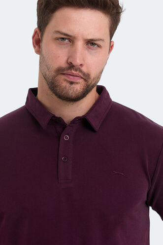 Slazenger KUGGA Men's T-Shirt Plum - Thumbnail