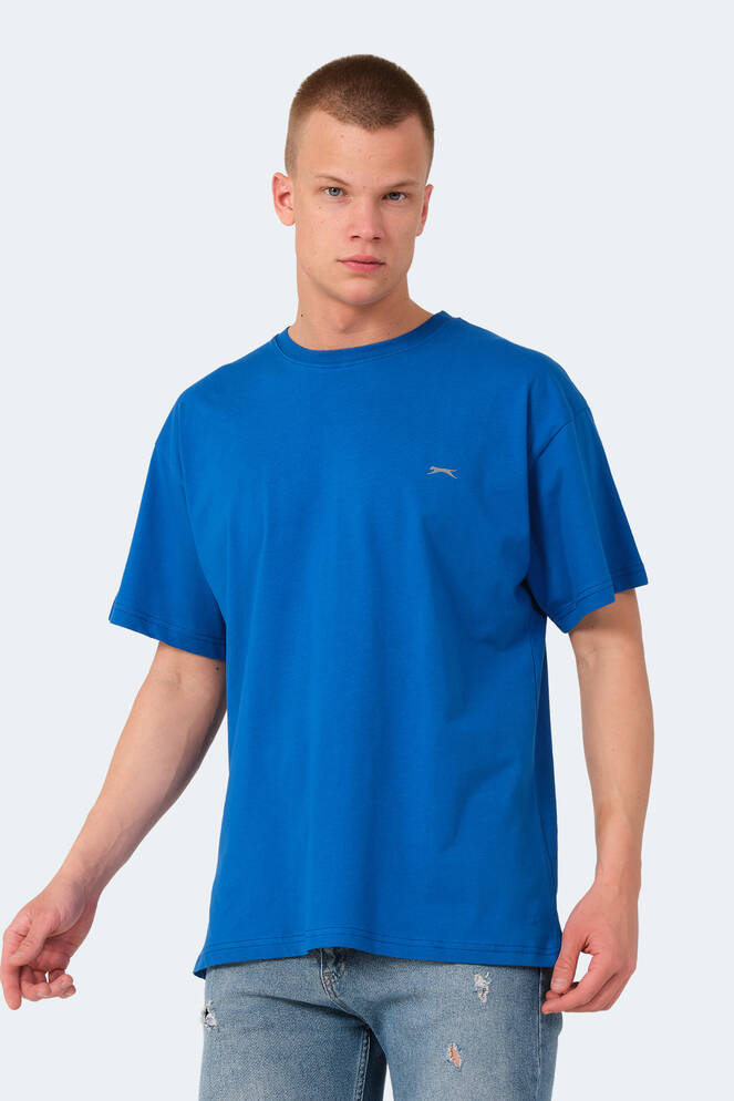 Slazenger KULANA OVER Erkek Tişört Kraliyet Mavi