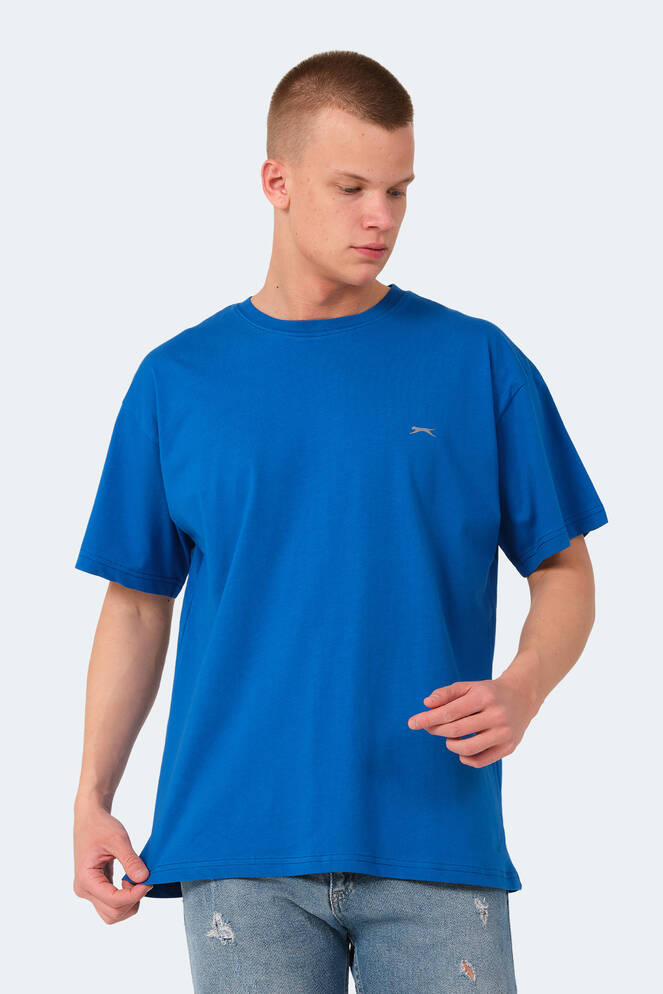 Slazenger KULANA OVER Erkek Tişört Kraliyet Mavi