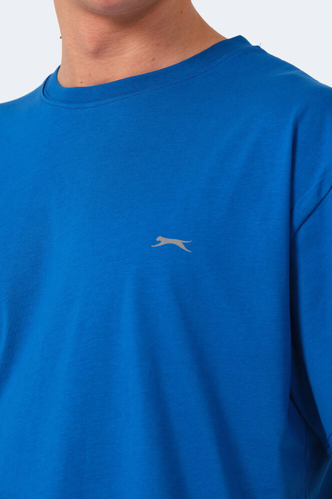 Slazenger KULANA OVER Erkek Tişört Kraliyet Mavi