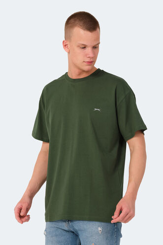 Slazenger KULANA OVER Men's T-Shirt Khaki - Thumbnail
