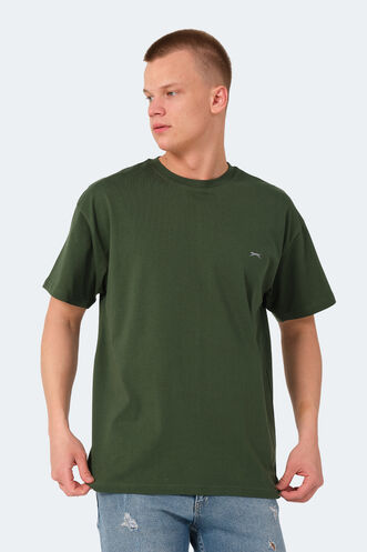 Slazenger KULANA OVER Men's T-Shirt Khaki - Thumbnail