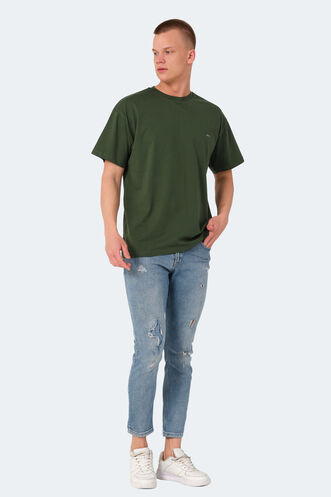 Slazenger KULANA OVER Men's T-Shirt Khaki - Thumbnail
