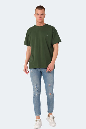 Slazenger KULANA OVER Men's T-Shirt Khaki - Thumbnail