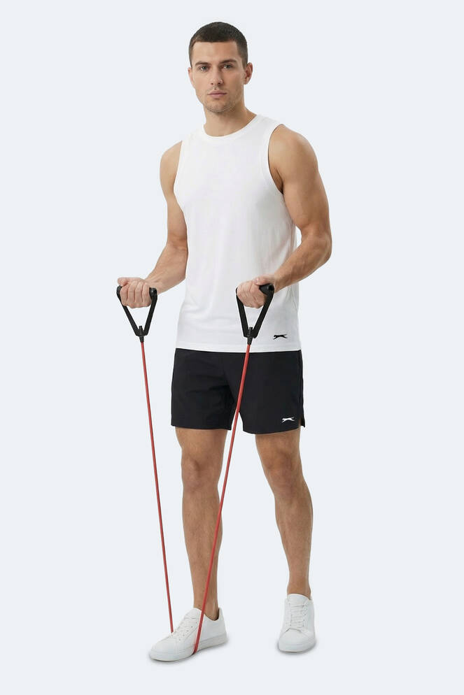 Slazenger KULAP Erkek Kolsuz Beyaz Tişört