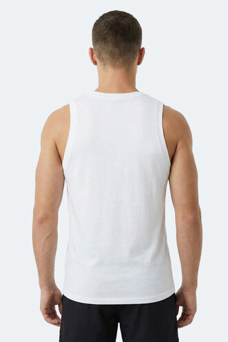 Slazenger KULAP Erkek Kolsuz Beyaz Tişört - Thumbnail