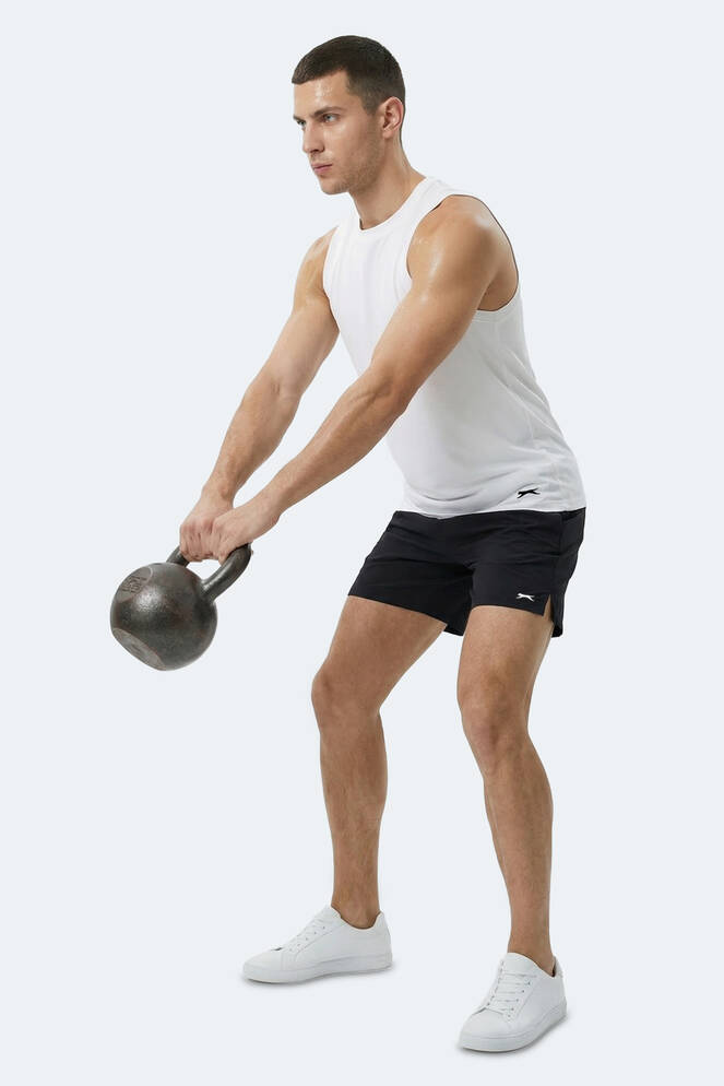 Slazenger KULAP Erkek Kolsuz Beyaz Tişört