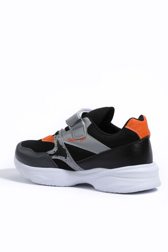 Slazenger KUNTI Sneaker Boys Shoes Black - Gray - Thumbnail