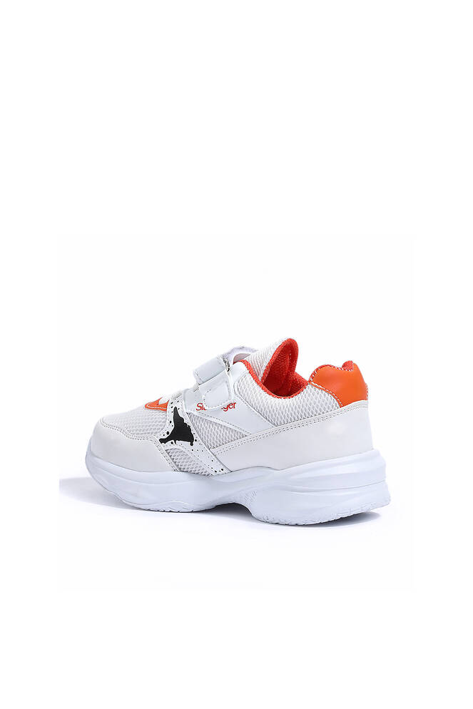 Slazenger KUNTI Sneaker Erkek Çocuk Ayakkabı Beyaz - Turuncu
