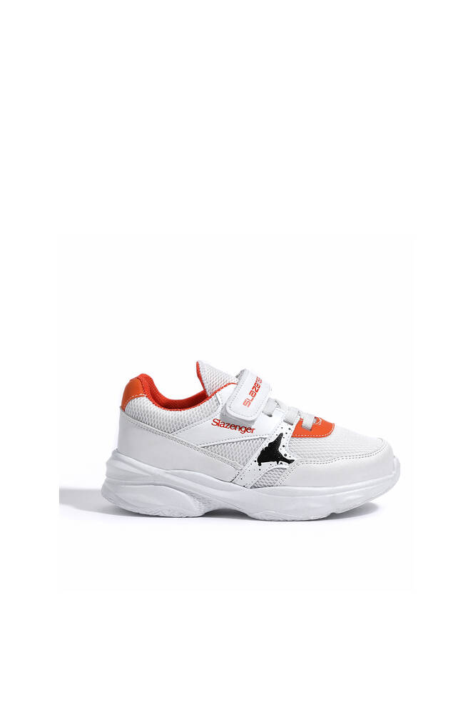 Slazenger KUNTI Sneaker Erkek Çocuk Ayakkabı Beyaz - Turuncu