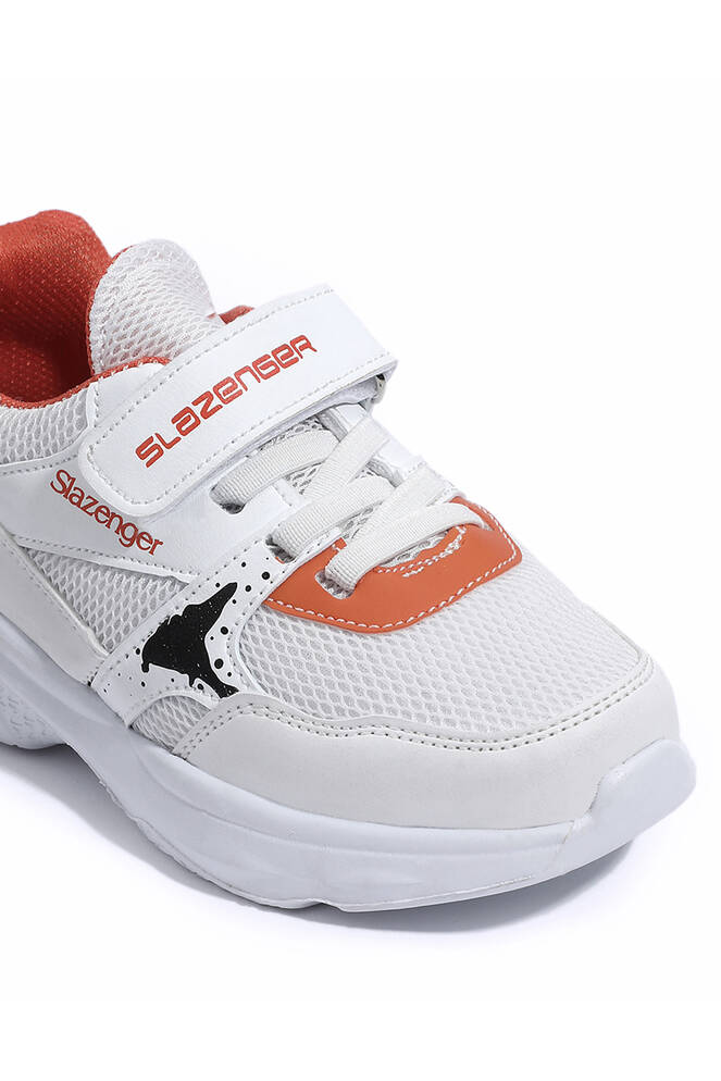 Slazenger KUNTI Sneaker Erkek Çocuk Ayakkabı Beyaz - Turuncu
