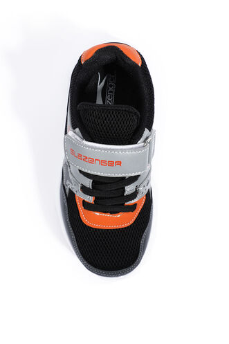 Slazenger KUNTI Sneaker Erkek Çocuk Ayakkabı Siyah - Gri - Thumbnail