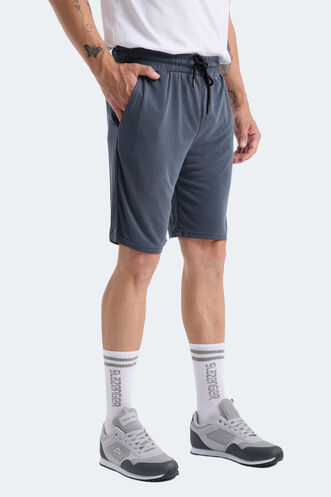 Slazenger KUSSO Erkek Şort Açık Gri - Thumbnail