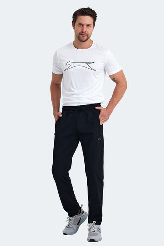 Slazenger KUVART Erkek Eşofman Altı Siyah - Thumbnail