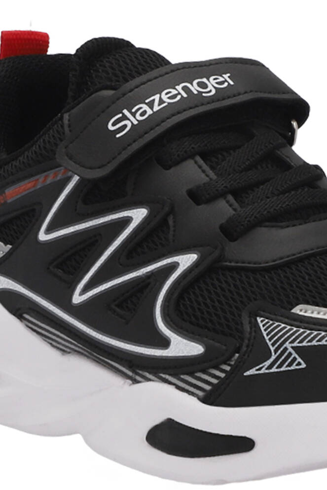 Slazenger KYRIE Erkek Çocuk Sneaker Ayakkabı Siyah - Kırmızı