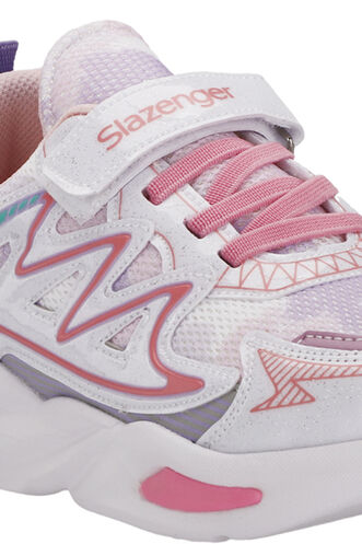 Slazenger KYRIE Girls' Sneaker White - Pink - Thumbnail