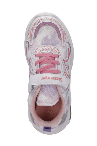 Slazenger KYRIE Girls' Sneaker White - Pink - Thumbnail