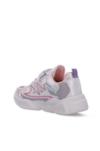 Slazenger KYRIE Girls' Sneaker White - Pink - Thumbnail