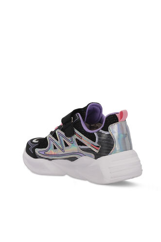 Slazenger KYRIE Girls' Sneaker Black - Purple - Thumbnail