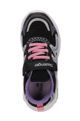 Slazenger KYRIE Girls' Sneaker Black - Purple - Thumbnail