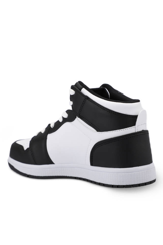 Slazenger LABOR HIGH Sneaker Erkek Ayakkabı Beyaz - Siyah