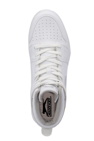 Slazenger LABOR HIGH Sneaker Kadın Ayakkabı Beyaz - Beyaz - Thumbnail