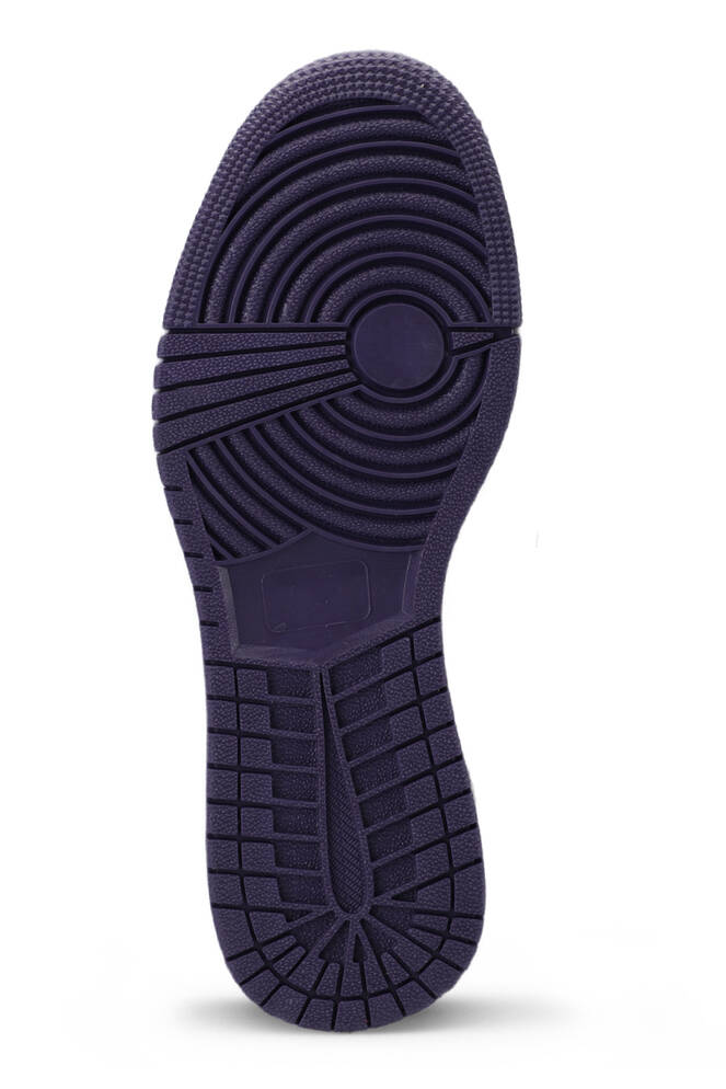 Slazenger LABOR HIGH Sneaker Kadın Ayakkabı Beyaz - Mor