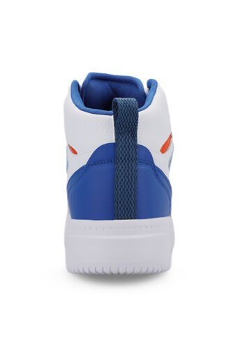 Slazenger LALI Sneaker Erkek Ayakkabı Beyaz - Saks Mavi - Thumbnail