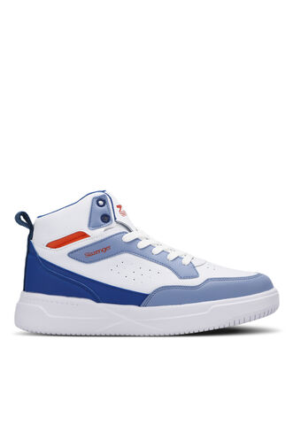 Slazenger - Slazenger LALI Sneaker Erkek Ayakkabı Beyaz - Saks Mavi