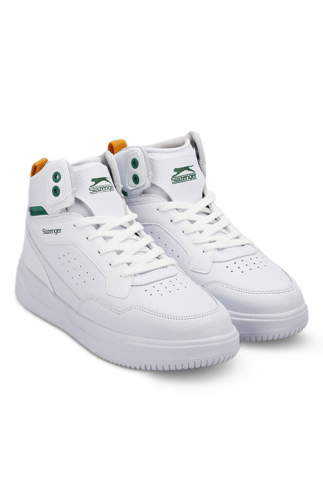 Slazenger LALI Sneaker Erkek Ayakkabı Beyaz - Yeşil