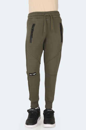 Slazenger LAMYA Unisex Çocuk Eşofman Altı Haki - Thumbnail