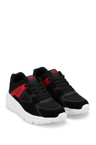 Slazenger LAND Sneaker Men's Shoes Black - Red - Thumbnail