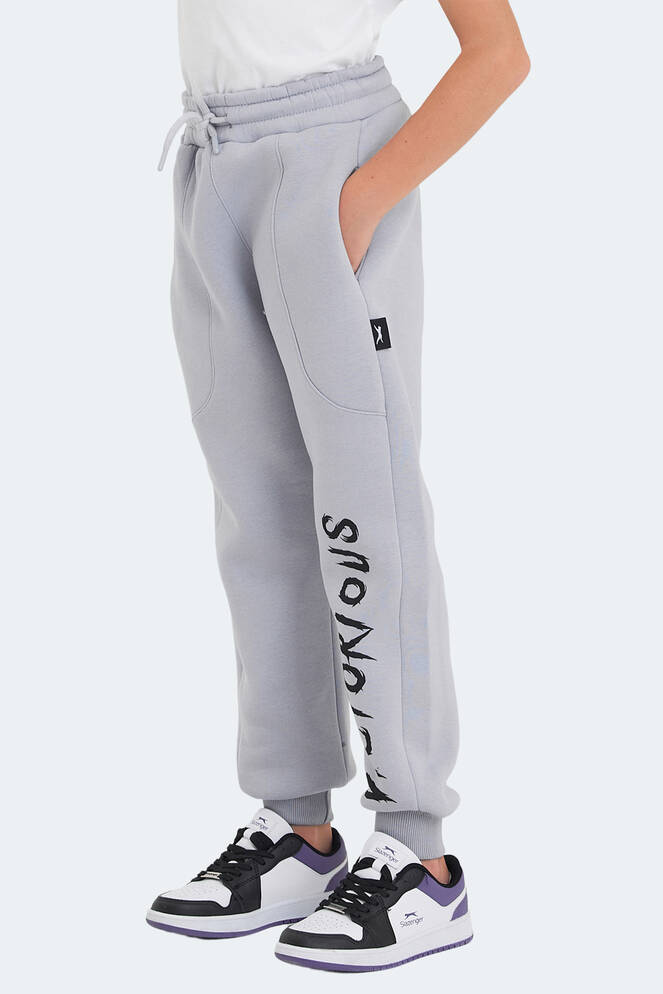 Slazenger LANEY Unisex Kids Sweatpants Stone Gray