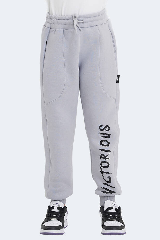 Slazenger LANEY Unisex Kids Sweatpants Stone Gray