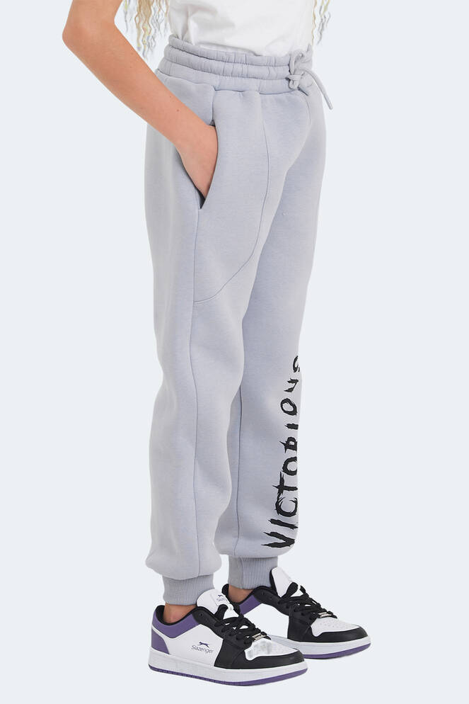 Slazenger LANEY Unisex Kids Sweatpants Stone Gray