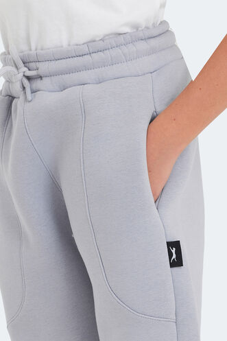 Slazenger LANEY Unisex Kids Sweatpants Stone Gray - Thumbnail