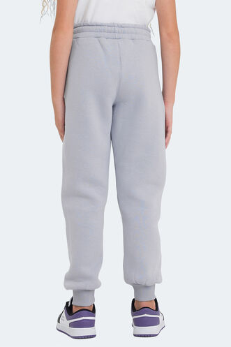 Slazenger LANEY Unisex Kids Sweatpants Stone Gray - Thumbnail