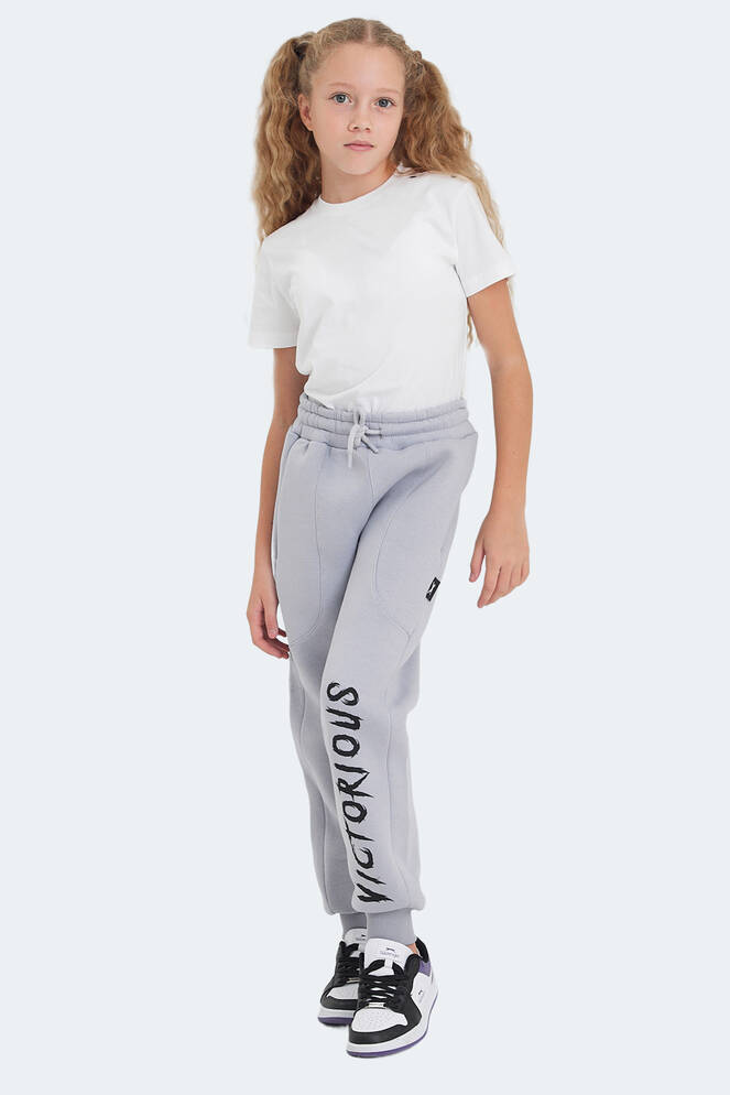 Slazenger LANEY Unisex Kids Sweatpants Stone Gray