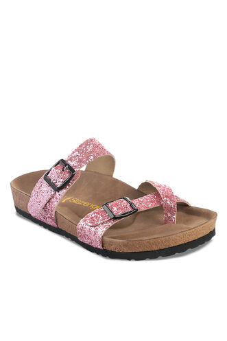 Slazenger - Slazenger LARA Kadın Terlik Kırmızı - Pembe