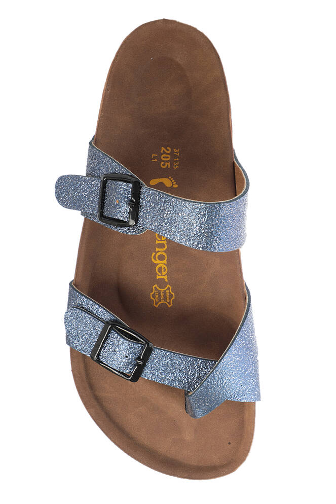 Slazenger LARA Women's Slippers Blue Glitter