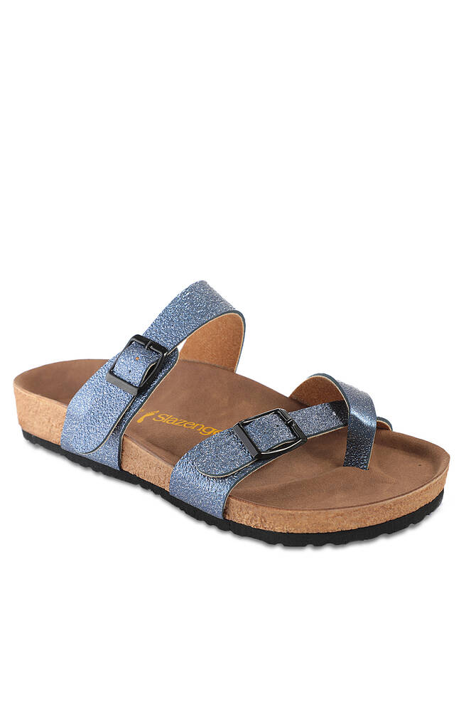 Slazenger LARA Women's Slippers Blue Glitter