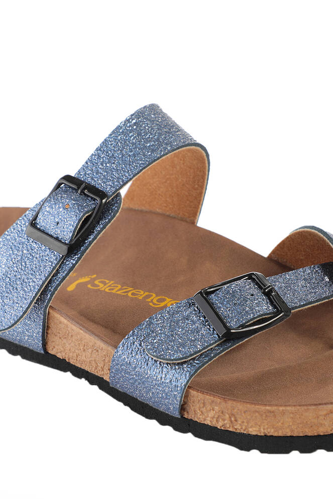 Slazenger LARA Women's Slippers Blue Glitter